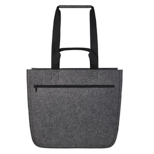 Shopper feltro softbasket grigio - personalizzabile con logo