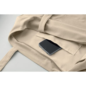 Shopper grande in velluto a coste - personalizzabile con logo