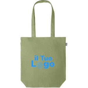 Shopper in 100% canapa - personalizzabile con logo - verde