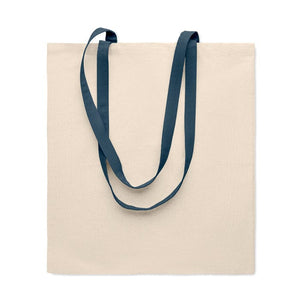 Shopper in cotone 140 gr/m blu - personalizzabile con logo