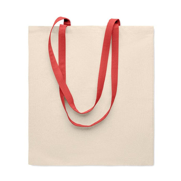 Shopper in cotone 140 gr/m rosso - personalizzabile con logo