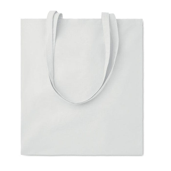 Shopper colorata 140gr bianco - personalizzabile con logo