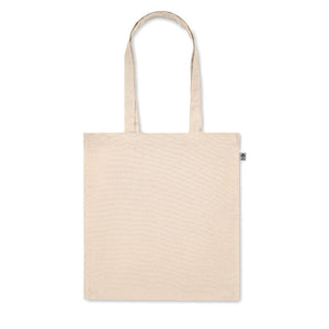 Shopper in cotone biologico Natural beige - personalizzabile con logo