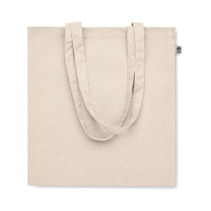 Shopper in cotone biologico Natural beige - personalizzabile con logo