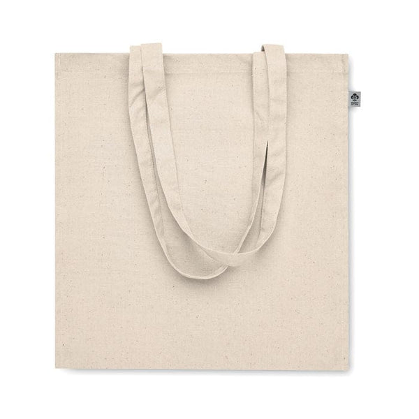 Shopper in cotone biologico Natural beige - personalizzabile con logo