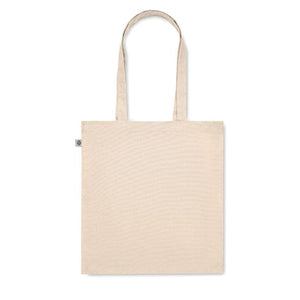 Shopper in cotone biologico Natural beige - personalizzabile con logo