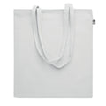 Shopper in cotone biologico 180 g colorata bianco - personalizzabile con logo
