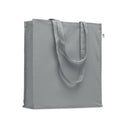 Shopper in cotone biologico Grigio - personalizzabile con logo
