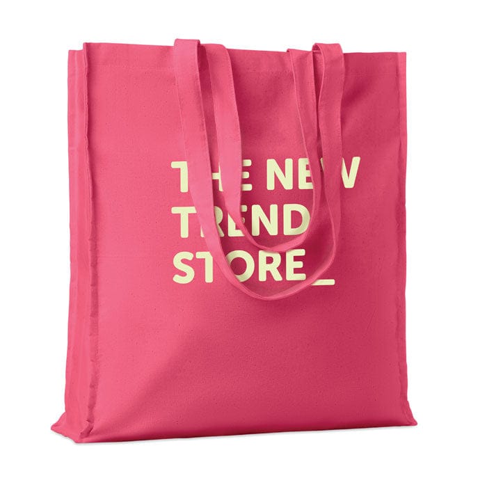 Shopper in cotone con soffietto - personalizzabile con logo