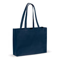 Shopper in Cotone certificata OEKO-TEX® 270g/m² orizzontale blu navy - personalizzabile con logo