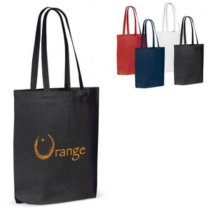 Shopper in Cotone certificata OEKO-TEX® 270g/m² verticale - personalizzabile con logo