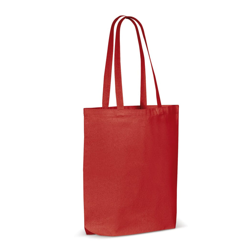 Shopper in Cotone certificata OEKO-TEX® 270g/m² verticale Rosso - personalizzabile con logo