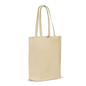 Shopper in Cotone certificata OEKO-TEX® 280g/m² verticale beige - personalizzabile con logo