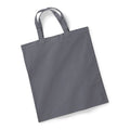Shopper in Cotone con Manici Corti grigio / UNICA - personalizzabile con logo