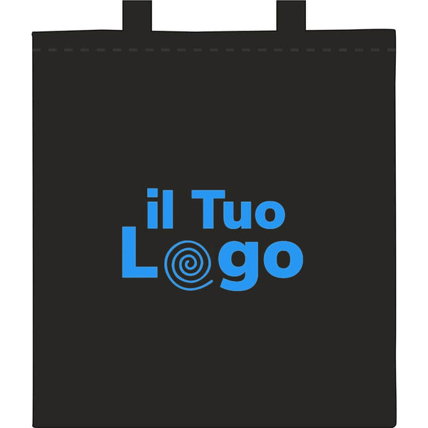 Shopper in cotone con soffietto - personalizzabile con logo