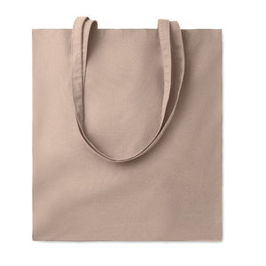 Shopper in cotone da 180 gr colorata kaki - personalizzabile con logo
