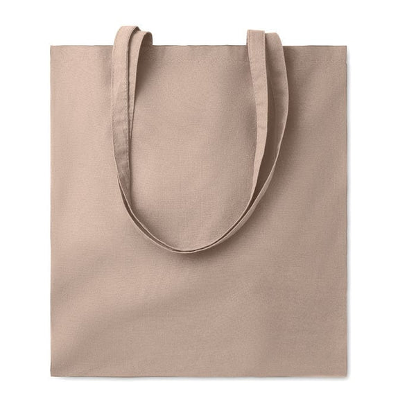 Shopper in cotone da 180 gr colorata kaki - personalizzabile con logo