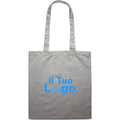 Shopper in cotone da 180 gr grigio - personalizzabile con logo