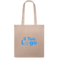 Shopper in cotone da 180 gr rosa - personalizzabile con logo