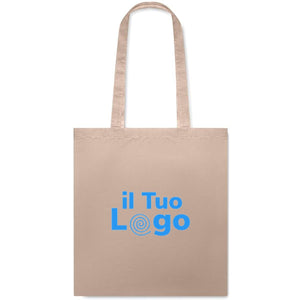 Shopper in cotone da 180 gr rosa - personalizzabile con logo