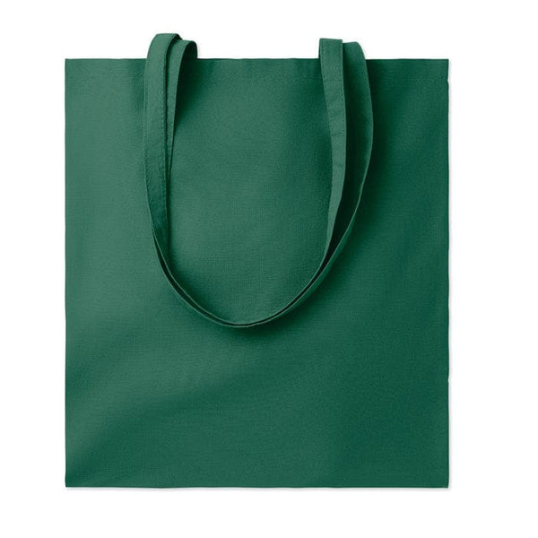 Shopper in cotone da 180 gr colorata verde - personalizzabile con logo