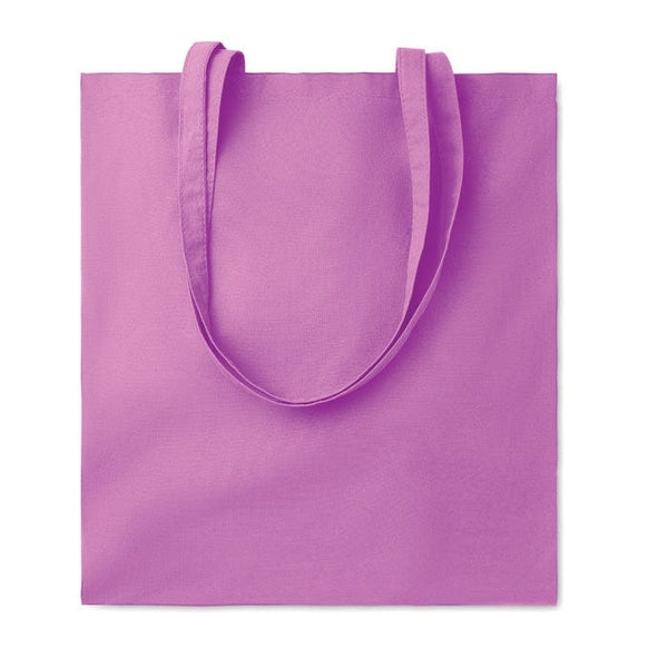 Shopper in cotone da 180 gr colorata Viola - personalizzabile con logo