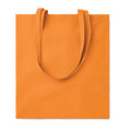 Shopper in cotone da 180 gr colorata arancione - personalizzabile con logo