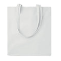 Shopper in cotone da 180 gr colorata bianco - personalizzabile con logo