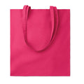 Shopper in cotone da 180 gr colorata fucsia - personalizzabile con logo