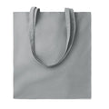 Shopper in cotone da 180 gr colorata grigio - personalizzabile con logo