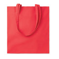 Shopper in cotone da 180 gr colorata rosso - personalizzabile con logo