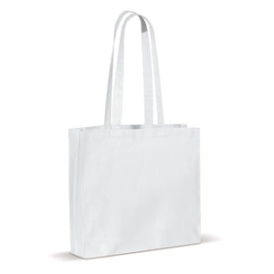 Shopper in cotone OEKO-TEX® 140g/m² 40x35 cm colorata Bianco - personalizzabile con logo