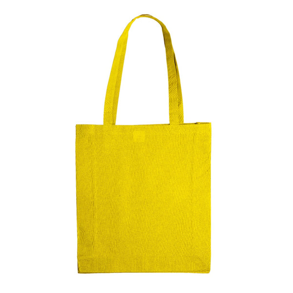 Shopper in cotone OEKO-TEX 140g soffietto colorata - personalizzabile con logo