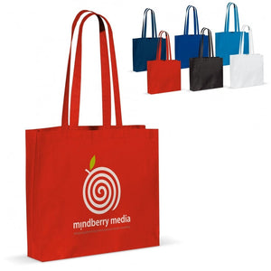 Shopper in cotone OEKO-TEX® 140g/m² 40x35 cm colorata - personalizzabile con logo