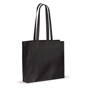 Shopper in cotone OEKO-TEX® 140g/m² 40x35 cm colorata Nero - personalizzabile con logo