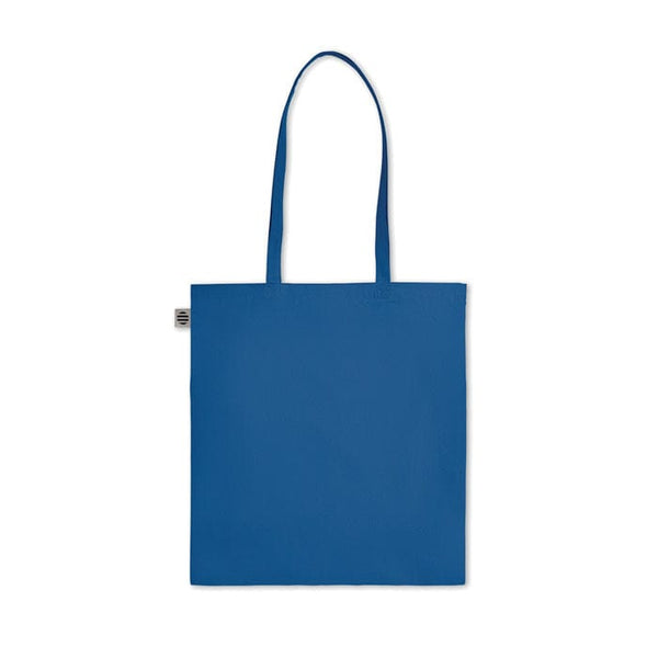 Shopper in cotone organico manici lunghi colorata - personalizzabile con logo