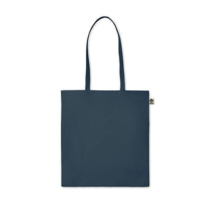 Shopper in cotone organico manici lunghi colorata - personalizzabile con logo