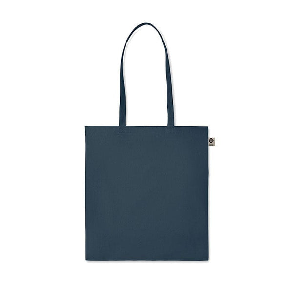 Shopper in cotone organico manici lunghi colorata - personalizzabile con logo