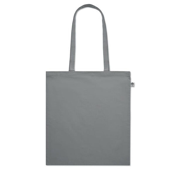 Shopper in cotone organico manici lunghi colorata - personalizzabile con logo