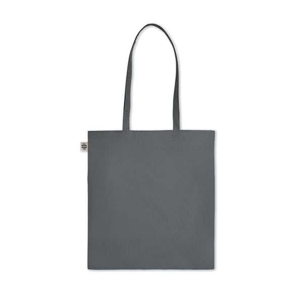 Shopper in cotone organico manici lunghi colorata - personalizzabile con logo