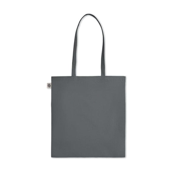 Shopper in cotone organico manici lunghi colorata - personalizzabile con logo