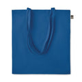 Shopper in cotone organico manici lunghi colorata Royal - personalizzabile con logo