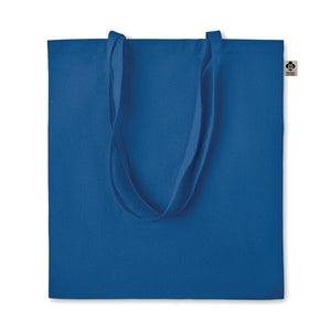 Shopper in cotone organico manici lunghi colorata Royal - personalizzabile con logo