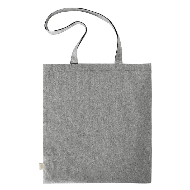 Shopper in Cotone Pre Riciclato grigio / UNICA - personalizzabile con logo