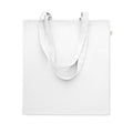 Shopper in cotone riciclato color Bianco - personalizzabile con logo