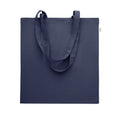 Shopper in cotone riciclato color Blu - personalizzabile con logo