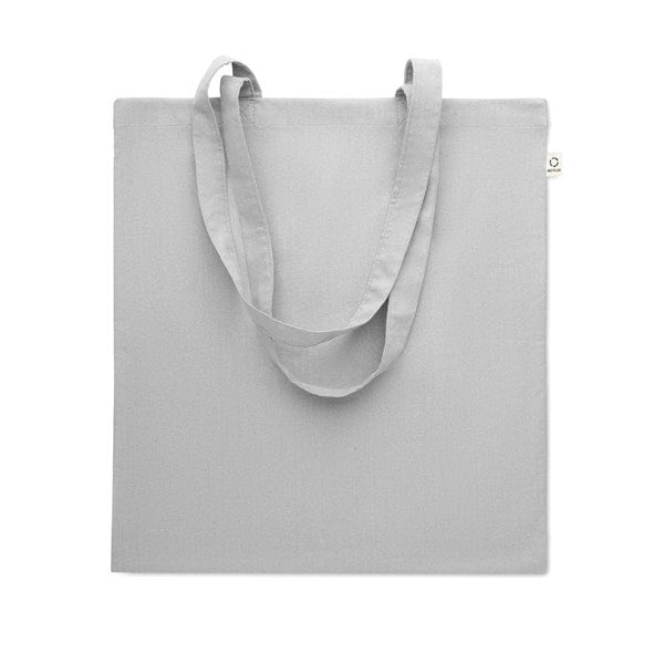 Shopper in cotone riciclato color Grigio - personalizzabile con logo