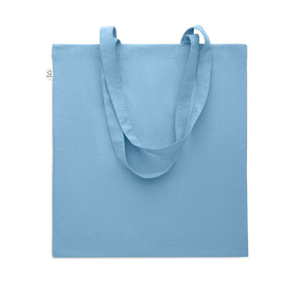 Shopper in cotone riciclato color - personalizzabile con logo