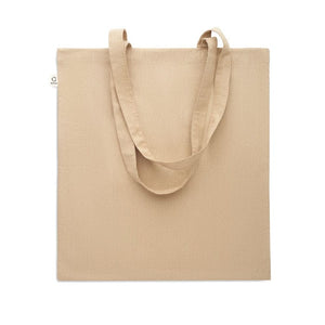 Shopper in cotone riciclato color - personalizzabile con logo