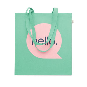 Shopper in cotone riciclato - personalizzabile con logo